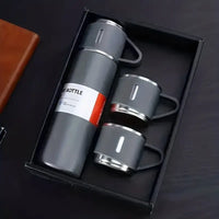 17oz Double Walled Stainless Steel Water Bottle with Lid