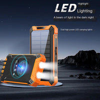 Solar Power Bank Pro — 30,000mAh Wireless Charging