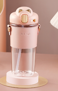 GoHydrate 20oz Leak-Proof Straw Water Bottle