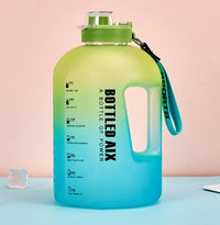 2.2L Large Capacity Gradient Sport Water Bottle
