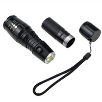 Tactical LED Flashlight 2-Pack — 5-Mode Zoomable Torch for EDC, Camping & Emergencies
