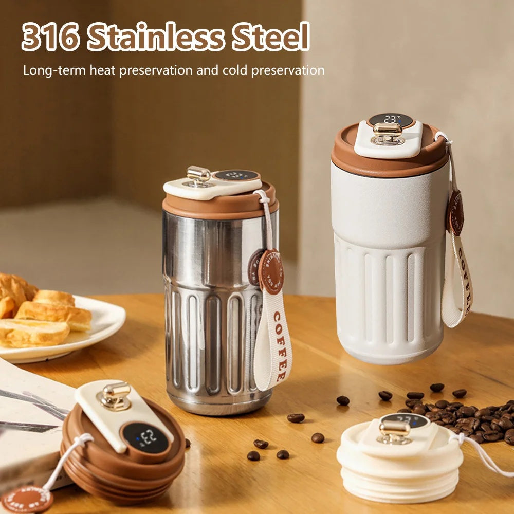 Smart Digital Coffee/Tea Thermal Bottle