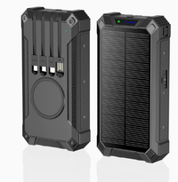Solar Power Bank Pro — 30,000mAh Wireless Charging