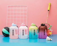 2.2L Large Capacity Gradient Sport Water Bottle