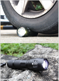 Tactical LED Flashlight 2-Pack — 5-Mode Zoomable Torch for EDC, Camping & Emergencies