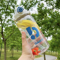 High-Capacity Clear Fitness Bottle