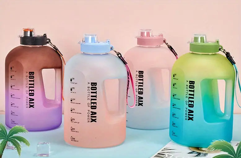2.2L Large Capacity Gradient Sport Water Bottle