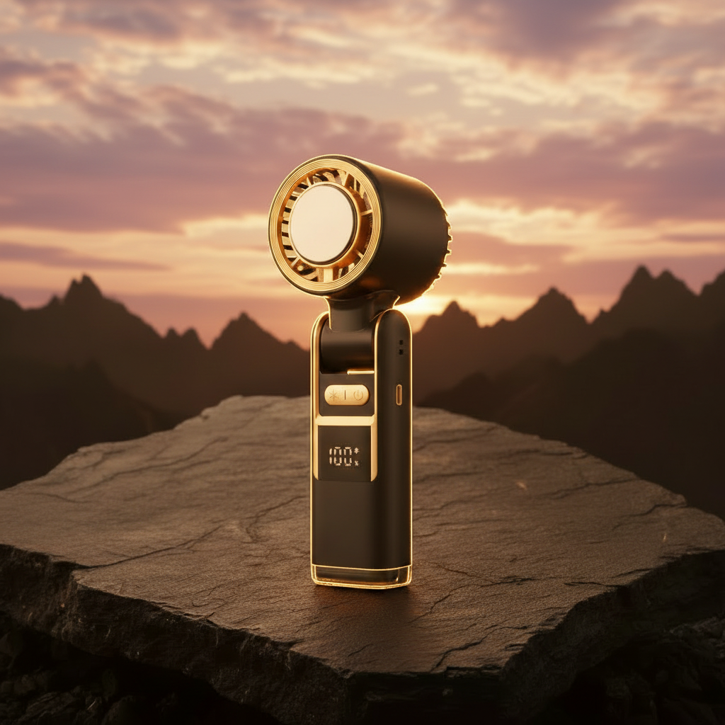 Mini Turbo Fan - Soft Sunset Editorial